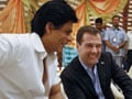 Photo : Spotted: SRK with the Russian President