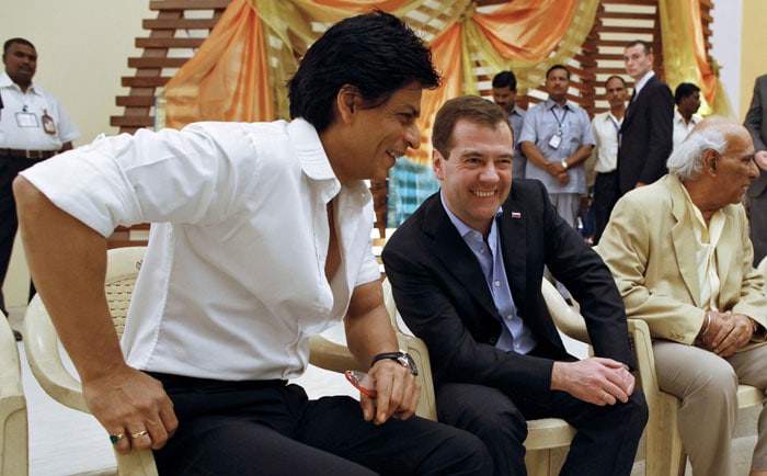 Spotted: SRK with the Russian President