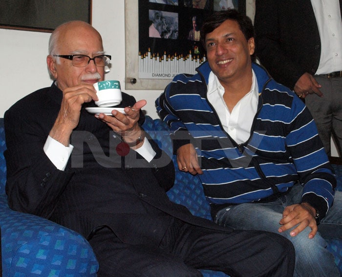 Spotted: LK Advani at a special screening