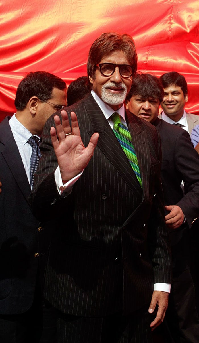 Amitabh Bachchan attends the inauguration of a Tanishq format store in Mumbai.  (Photo: AFP)