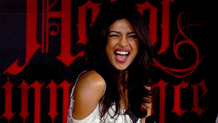 At the event Priyanka spoke about the evolution of Indian Cinema and how it had shaped the youth culture of the country over the years. (Photo: PTI)