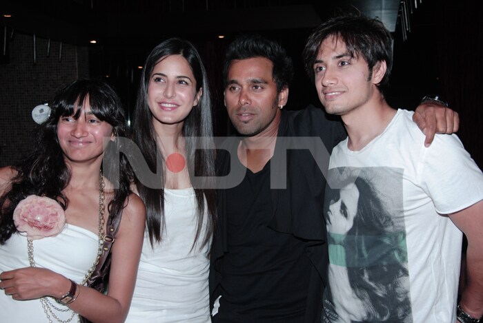 Karishma, Katrina, Bosco and Ali Zafar have fun together.