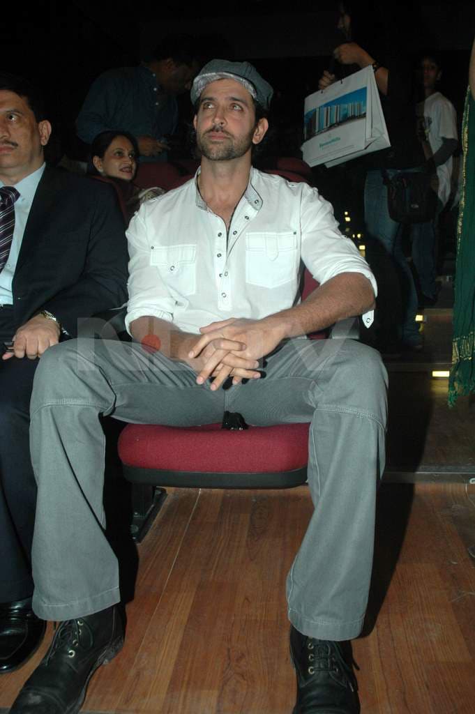 Spotted: Big B and Hrithik