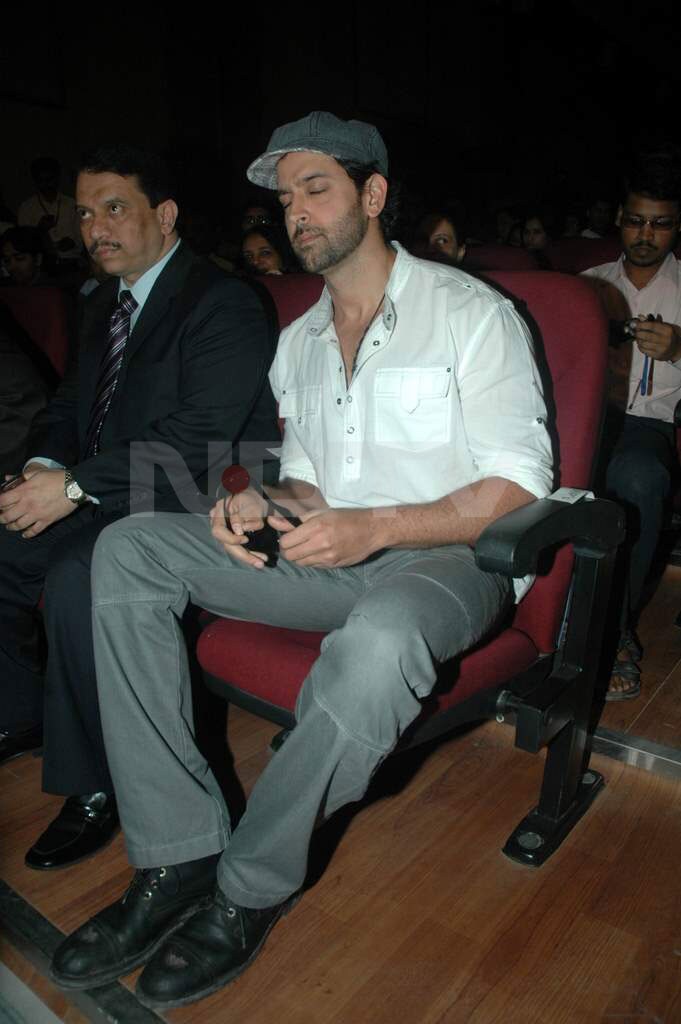 Spotted: Big B and Hrithik