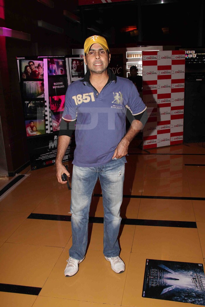 Aman Verma made a rare appearance at the screening of the movie <i>Priest 3D</i> in Mumbai.