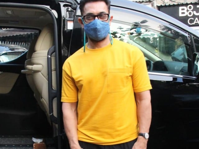 Spotted: Aamir Khan At Daughter Ira's Office