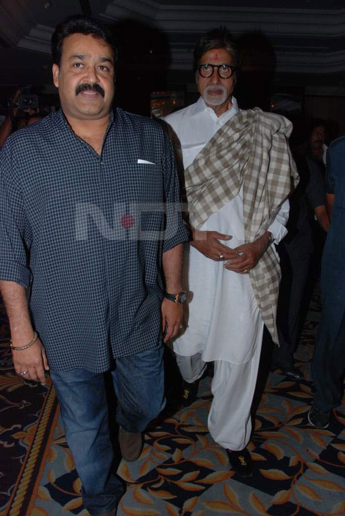 Spotted: Amitabh with Mohanlal