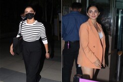 Spotted: Deepika Padukone And Kiara Advani At The Airport Spotted: Deepika Padukone And Kiara Advani At The Airport