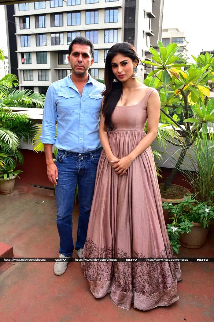 Mouni Roy promoted her upcoming film <I>Gold</I> with producer Riteish Sidhwani.