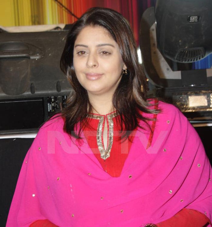 Actress Nagma too attended the festival.