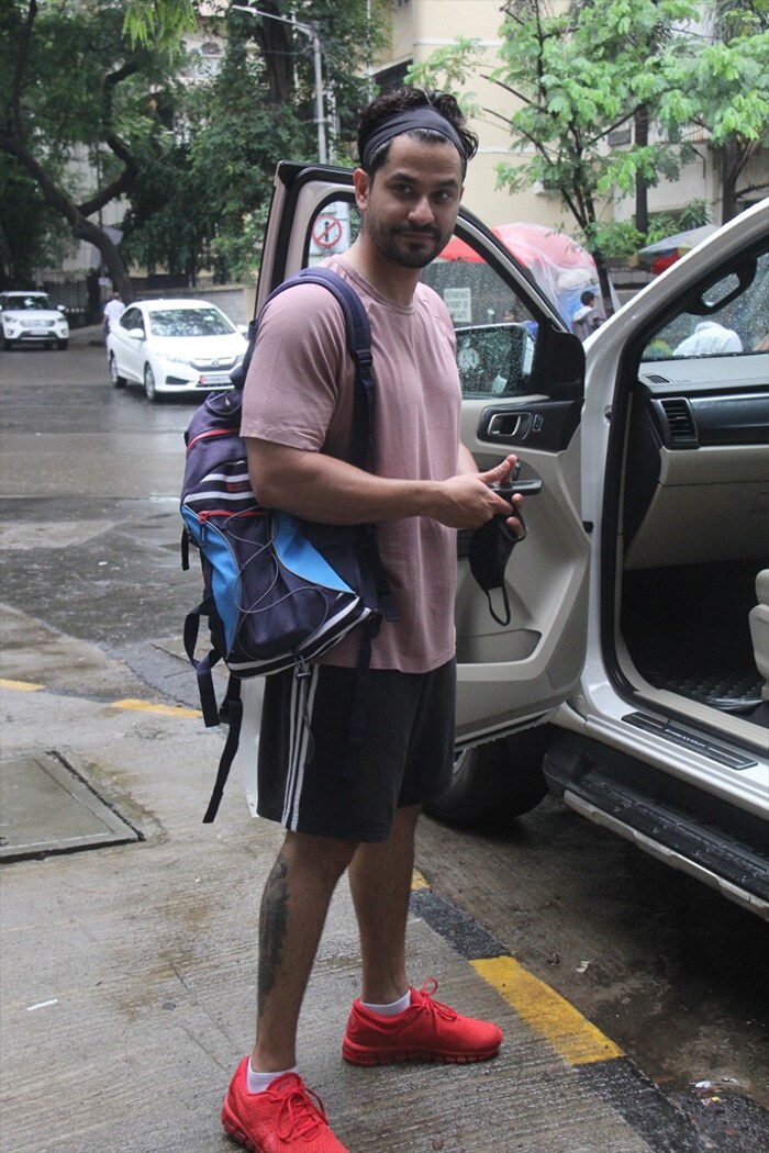 Kunal Kemmu was spotted outside his gym.