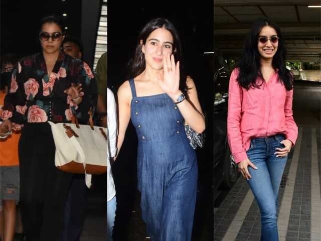 Photo : Spotted: Kajol, Sara Ali Khan, Shraddha Kapoor And Other Stars In The City