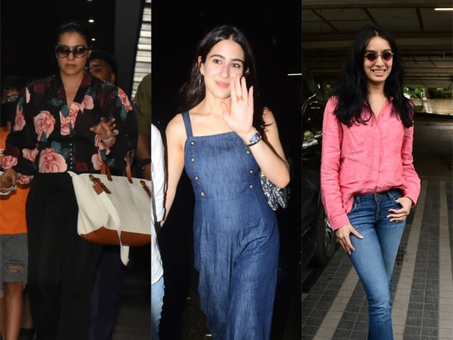 Spotted: Kajol, Sara Ali Khan, Shraddha Kapoor And Other Stars In The City