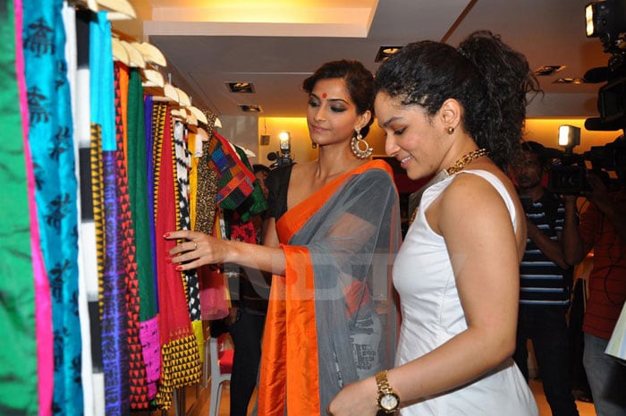 Sonam inaugurates fashion store