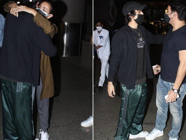 Spotted: Malaika Arora, Ex-Husband Arbaaz Khan At The Airport To Receive Son Arhaan