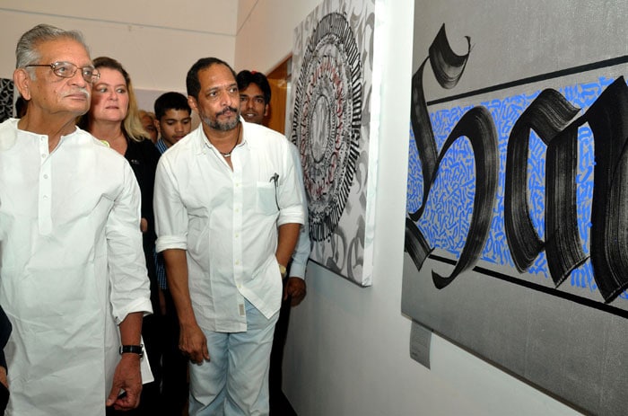 Gulzar and Nana Patekar spotted at a book release event