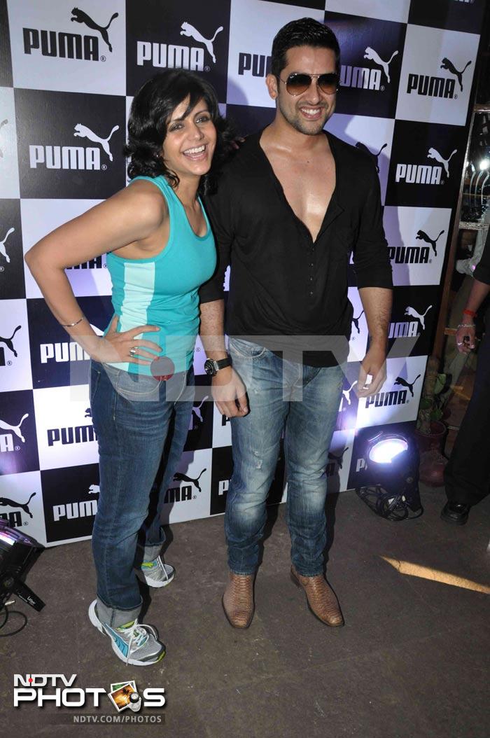 Spotted: Stars at Puma launch