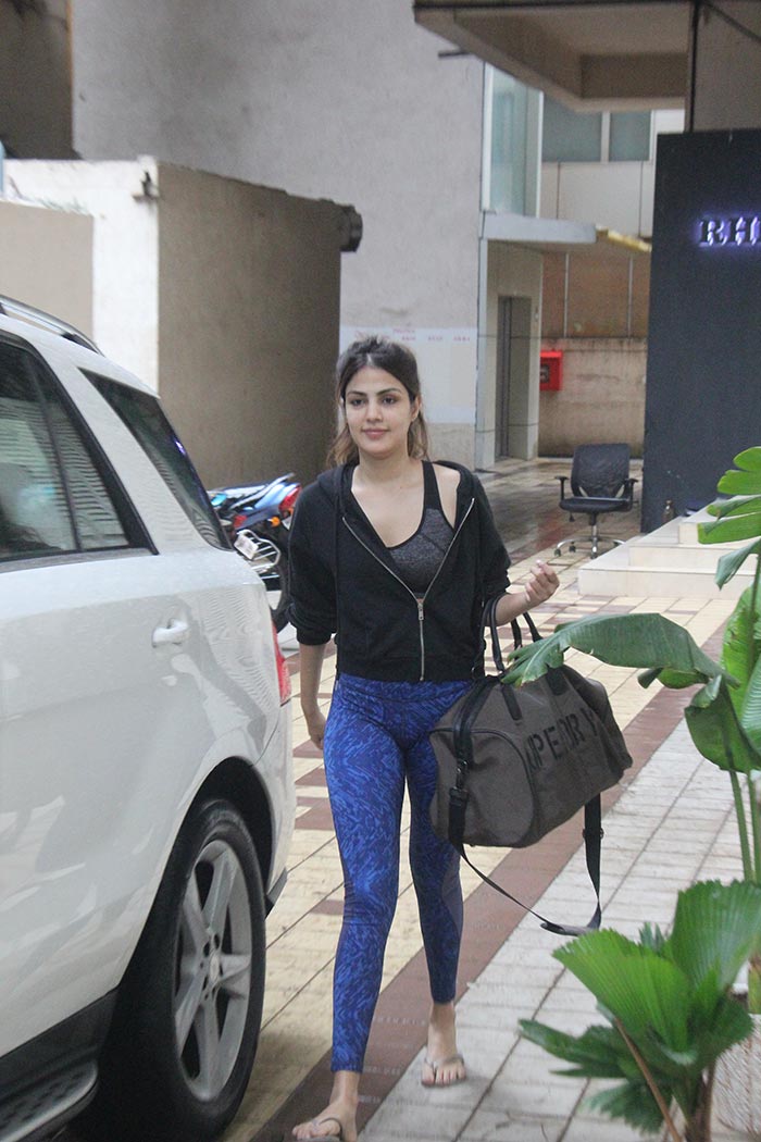 Spotted: Nushrratt Bharuccha, Rhea Chakraborty"s Day Out