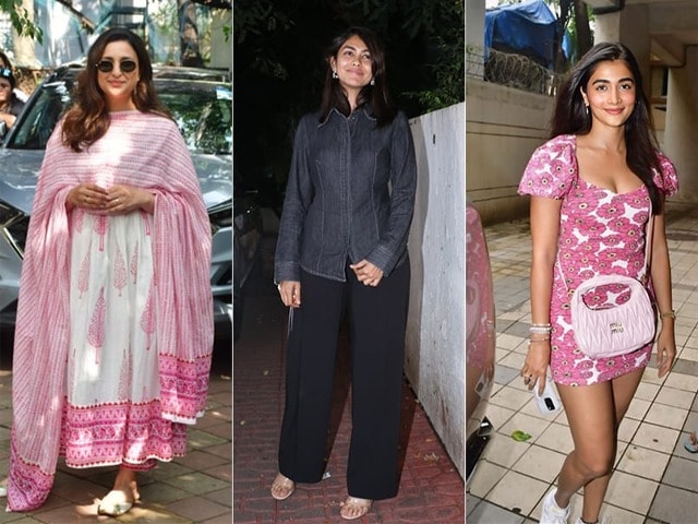 Photo : Spotted: Parineeti Chopra, Mrunal Thakur And Pooja Hegde In Mumbai