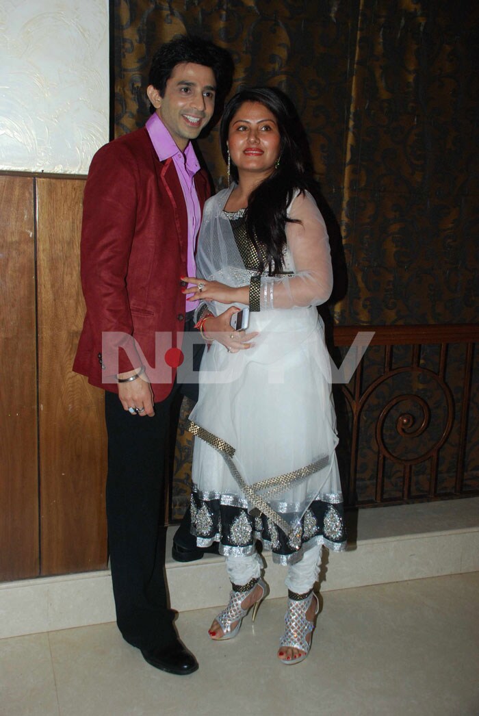 Actor Pavan Sharma with Rakhi Vohra.