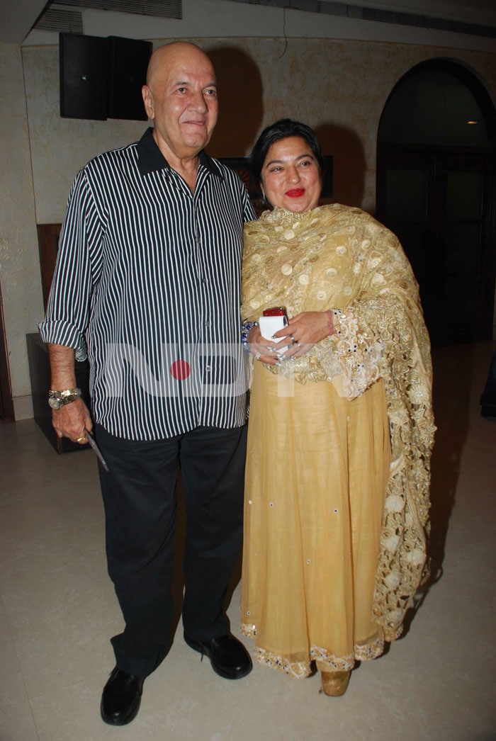 Prem Chopra with Dolly Bindra.