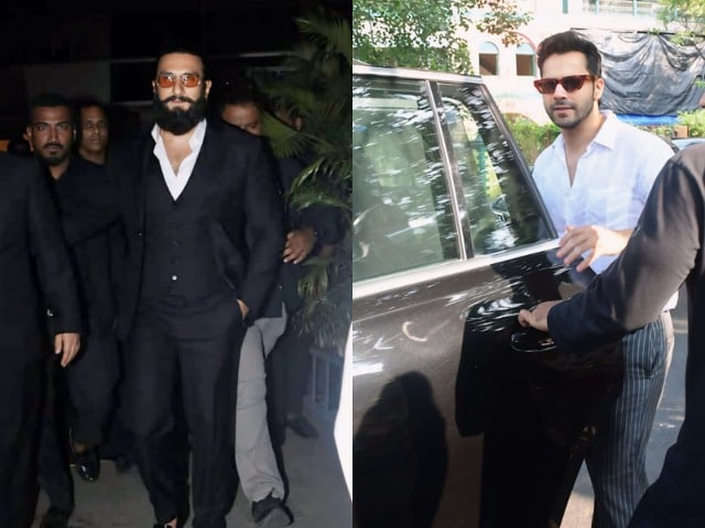 Photo : Starry Encounters In Mumbai Featuring Ranveer Singh, Varun Dhawan And Others