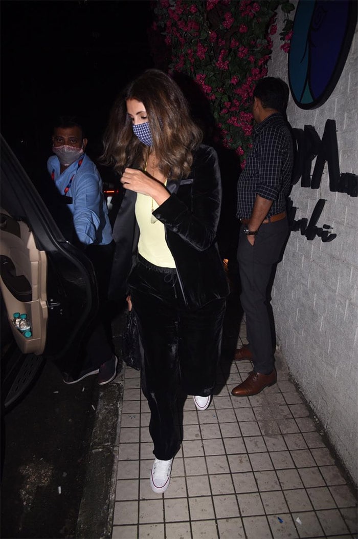 We also spotted Shweta Bachchan Nanda in the city.