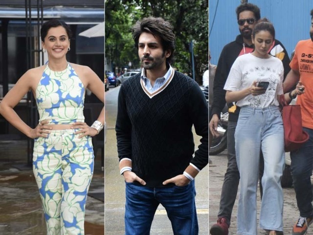Spotted: Taapsee Pannu, Rakul Preet Singh, Kartik Aaryan And Others Stars