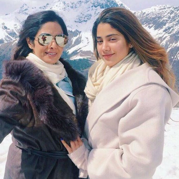 Sridevi and Jhanvi\'s Selfie Will Give You Major Vacation Goals