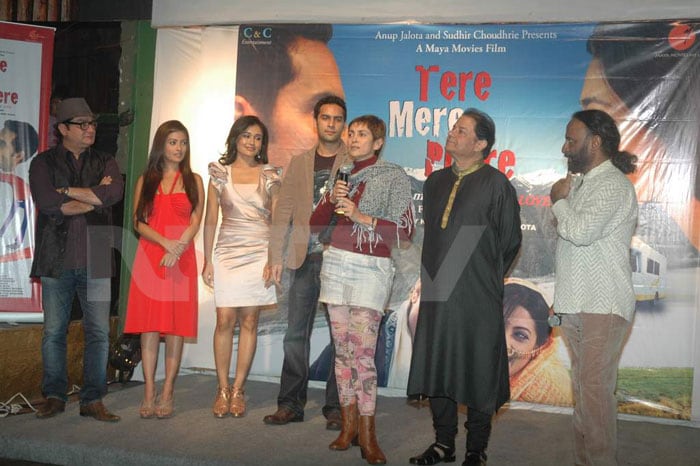 Spotted: Riya Sen at Tere Mere Phere Launch