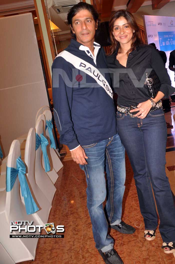 Chunky Pandey and wife Bhavna attended the do too.