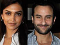 Spotted: Saif and Deepika