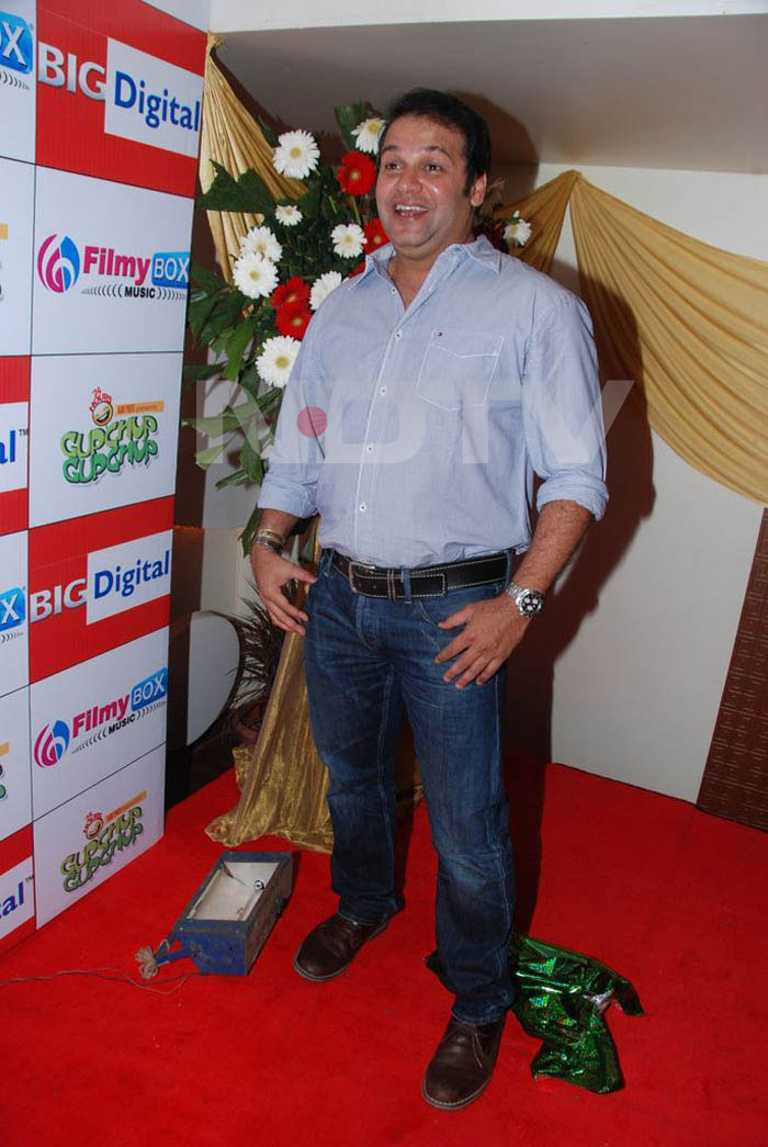 Spotted:Sukhwinder Singh at the Music launch of 24 hour Gupshup Gupshup.