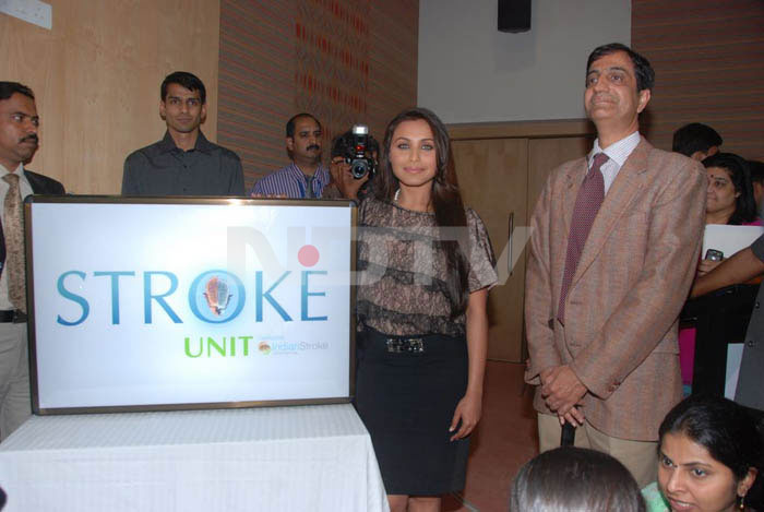Spotted: Rani supporting the Indian Stroke association