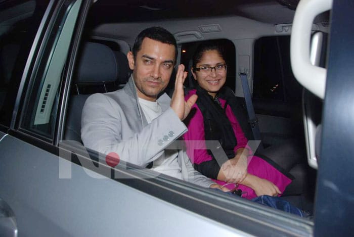 Spotted: Aamir, Kiran Celebrating Anniversary