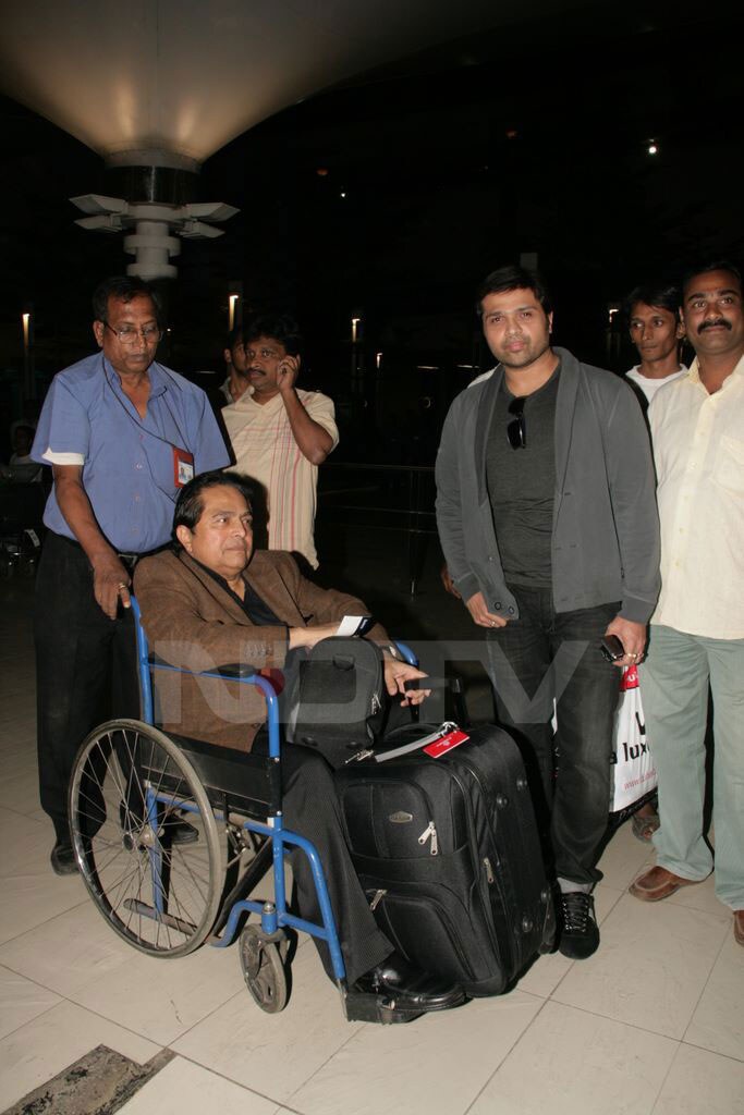 Spotted: Singer Himesh at the Airport