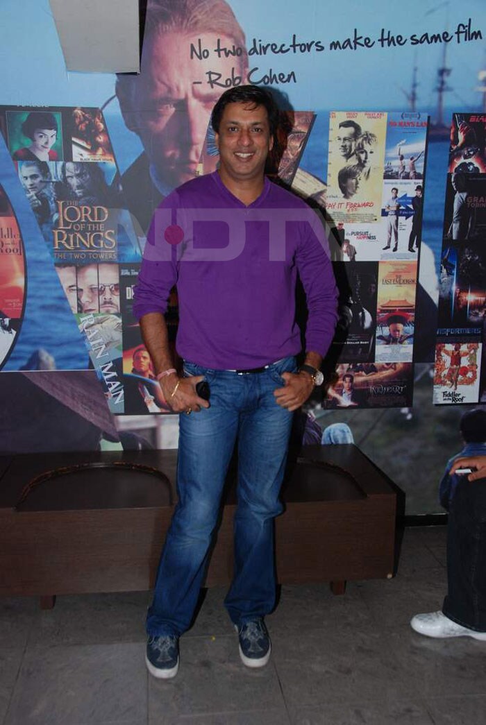 Director Madhur Bhandarkar was at the <i>Boond</i> press meet.