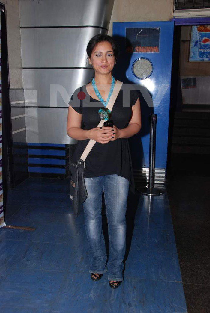 The always bubbly Divya Dutta was at the press conference as well.