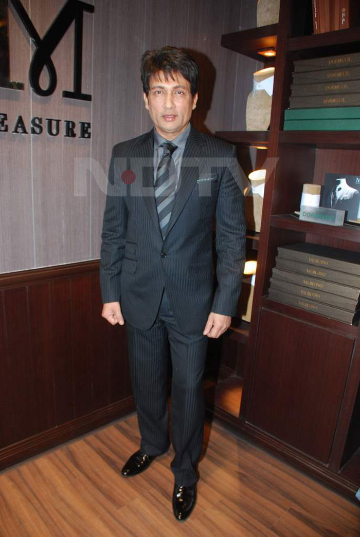 Shekhar Suman at the M11M Men Store launch.