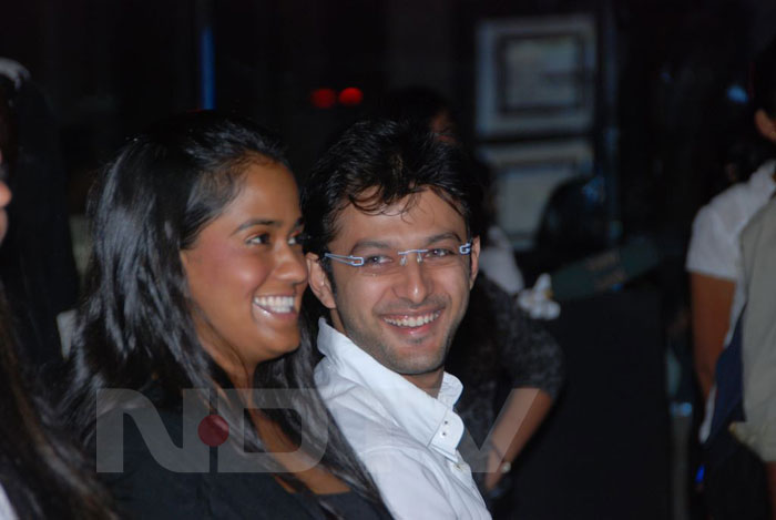 Arpita and Vatsal Sheth share a laugh.