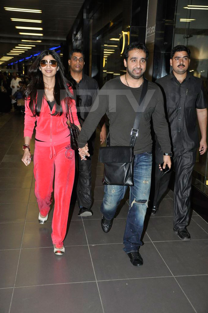 Guess who else was in Bangkok? Shilpa and Raj Kundra returned from their first anniversary trip to the city.