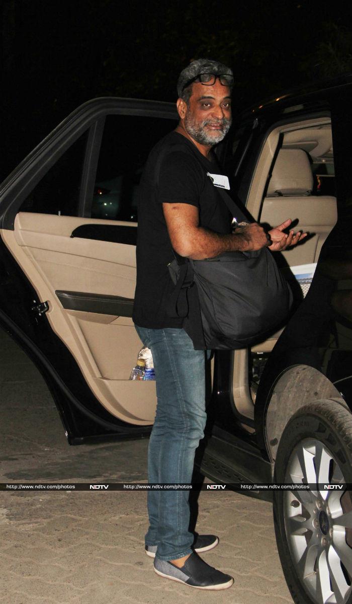 Gauri's filmmaker husband R Balki accompanied her.