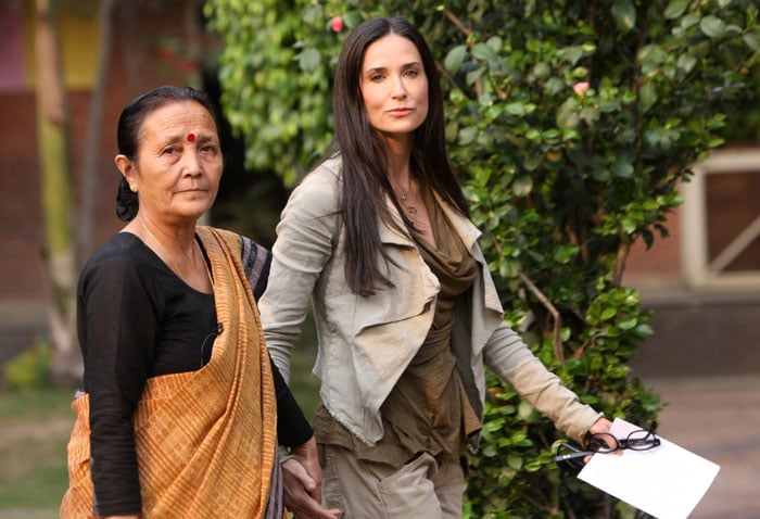 Demi Moore in Nepal