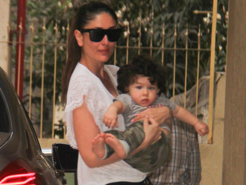 Kareena And Taimur Out In The Maximum City