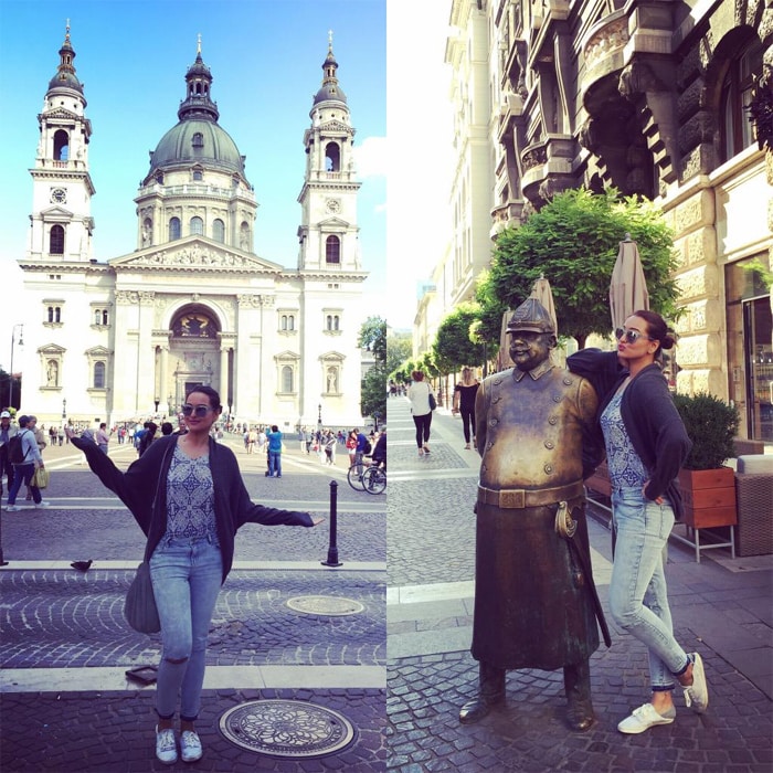 Madhuri All Smiles at Work, Sonakshi in Budapest