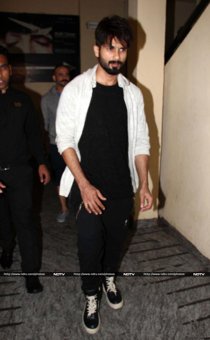 A slightly dishevelled-looking Shahid Kapoor was spotted at a theatre in Mumbai on June 24. The grapevine is abuzz with the news of a July wedding for the actor.
