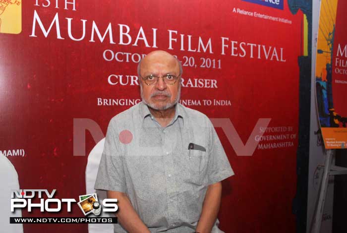 Shyam Benegal at the 13th Mumbai Film Festival conference