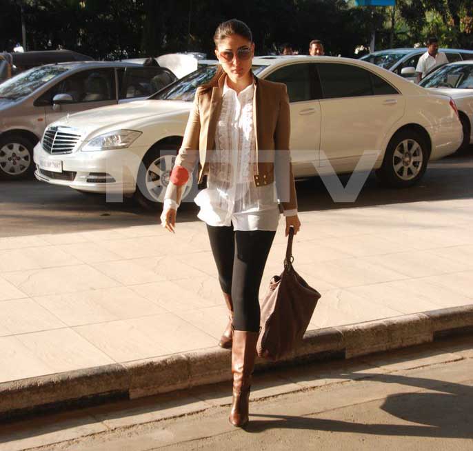 Spotted: Kareena heading to meet Saif