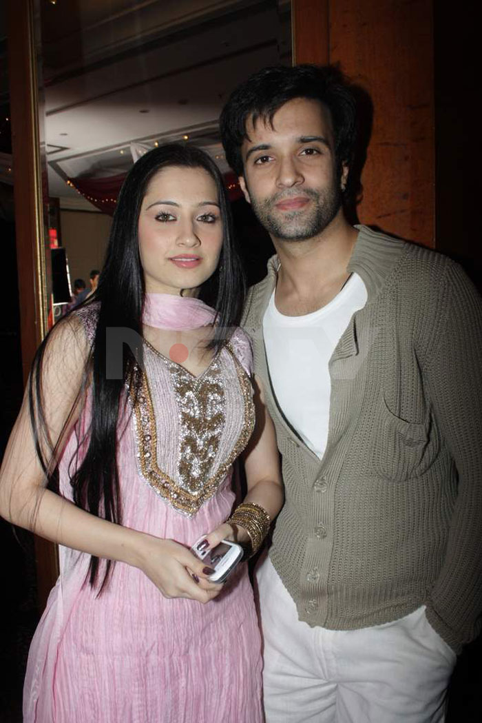 Aamir Ali and Sanjeeda Sheikh make for a good-looking couple.