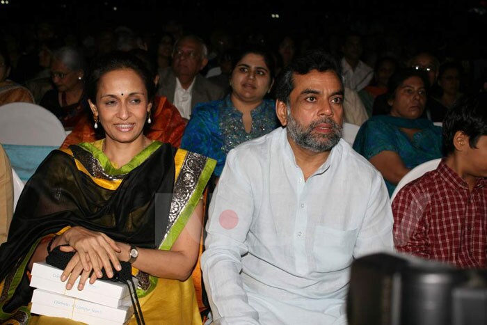 Paresh Rawal and his wife Swaroop were also part of the engrossed audience.